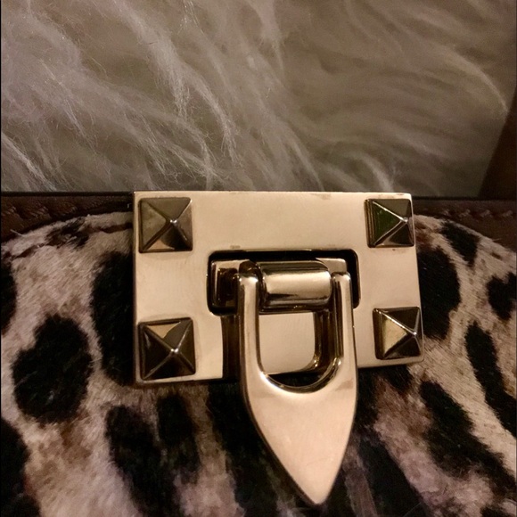 Sale⏰Gorgeous Valentino Rockstud leopard- Rare 3in1 wear - Picture 7 of 16